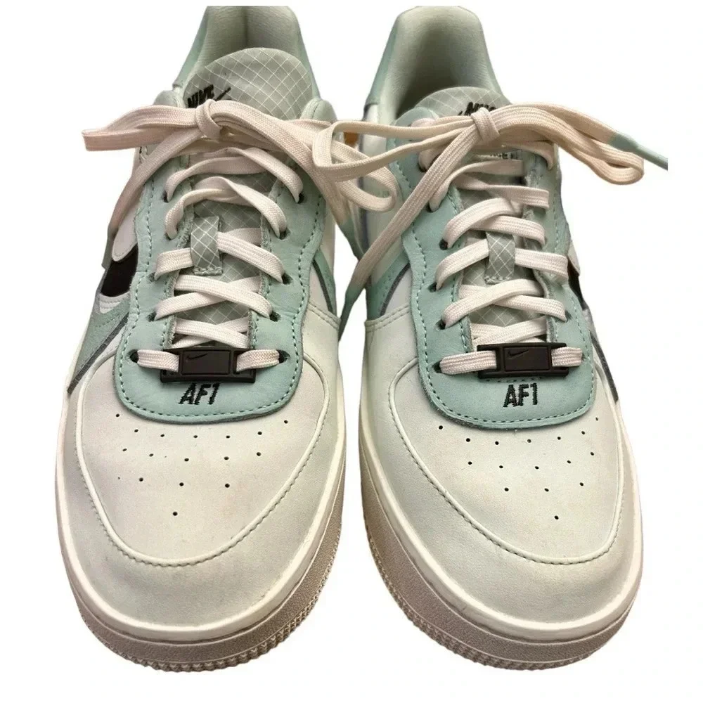 Nike Air Force 1 Low PLT.AF.ORM Sneakers Size 8 Barely Green Brown Mint Y2K